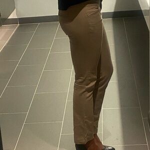 New York & Company Tan Straight Leg Pants